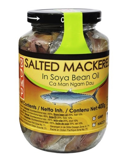 Sgombro reale salato in olio di soia - BDMP 400 g. Sgombro reale salato in olio di soia - BDMP 400 g.